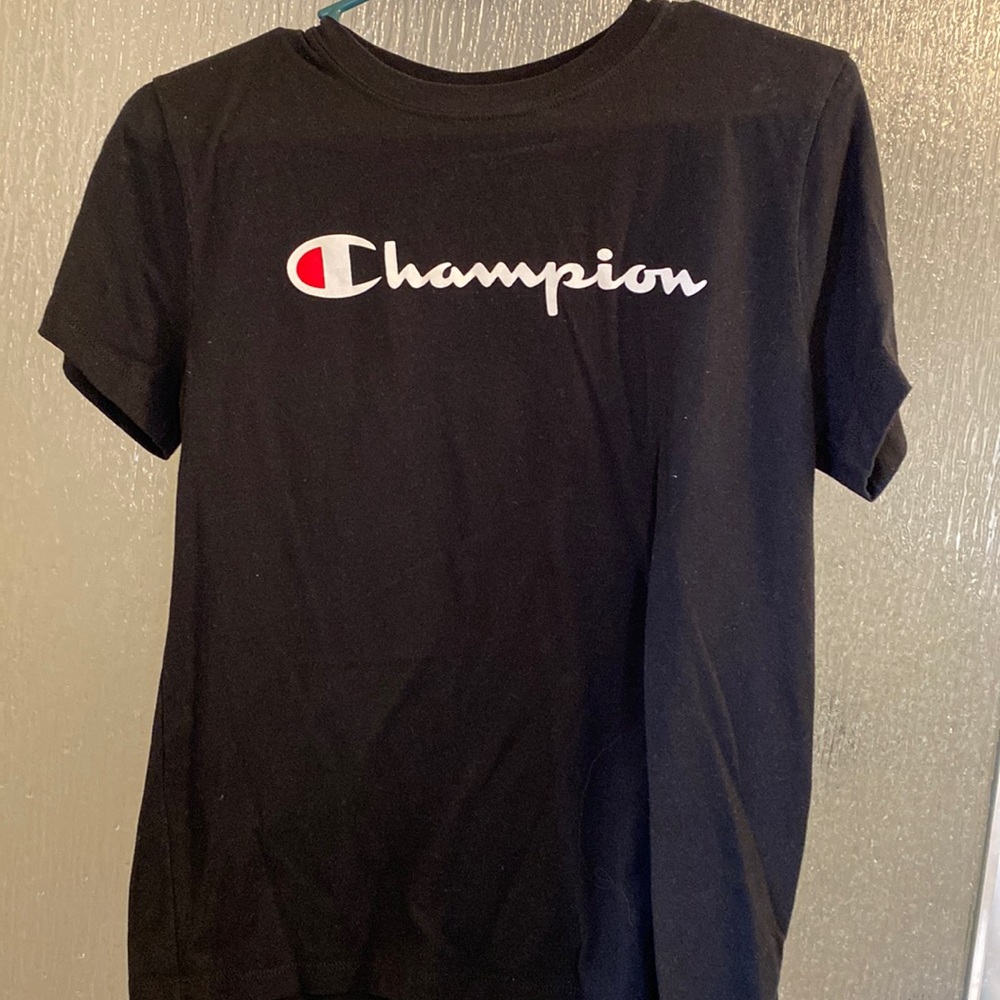 Size small black champion t shirt